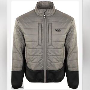 DRAKE / Two Tone Synthetic Double Down Full Zip Jacket Size M